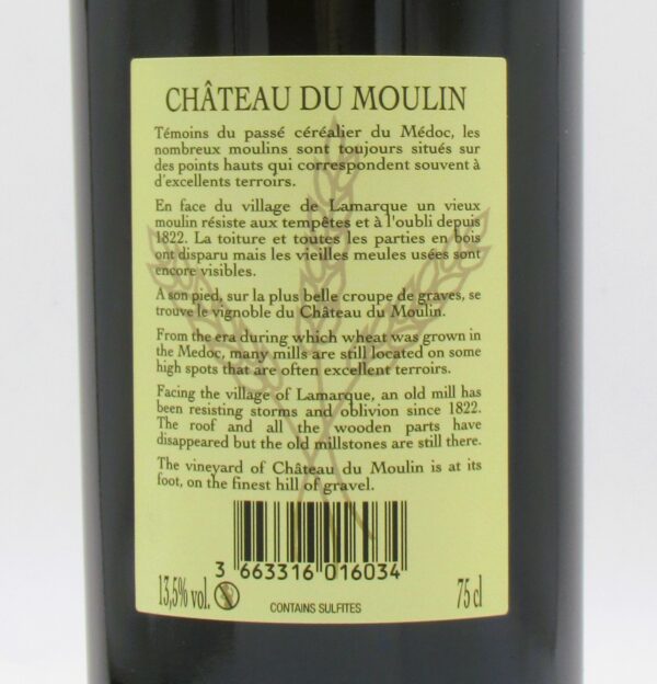 Haut Medoc Chateau du Moulin 2021