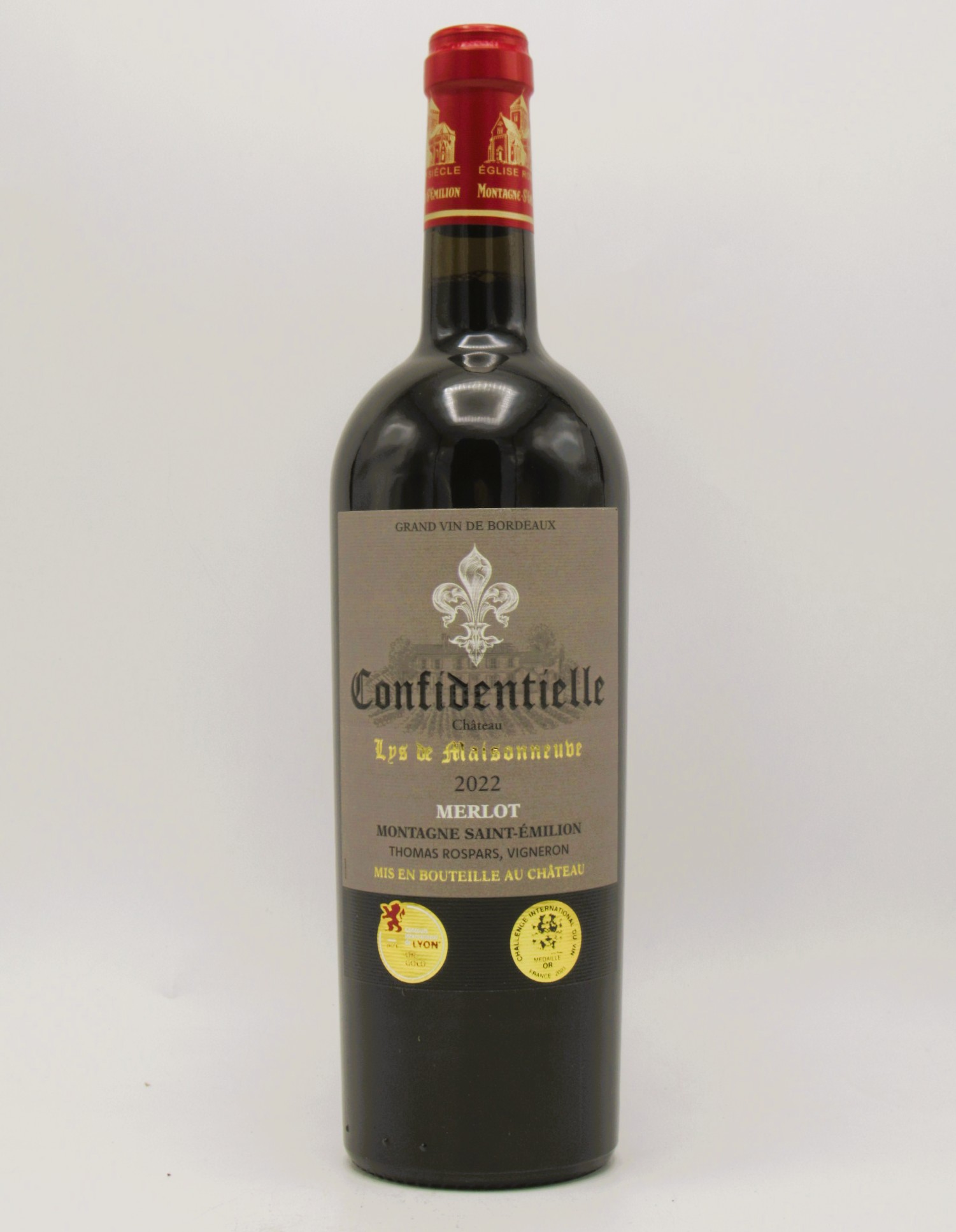 Montagne St Emilion Confidentielle Chateau Lys de Maisonneuve 2022