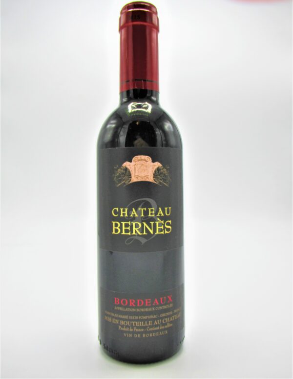 Bordeaux rouge Château Bernes 2018 1/2 bouteille