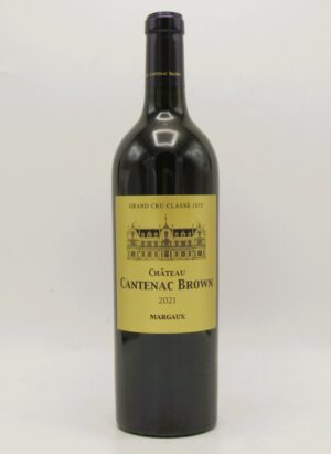 Margaux 3eme Grand Cru Classé Chateau Cantenac Brown 2021