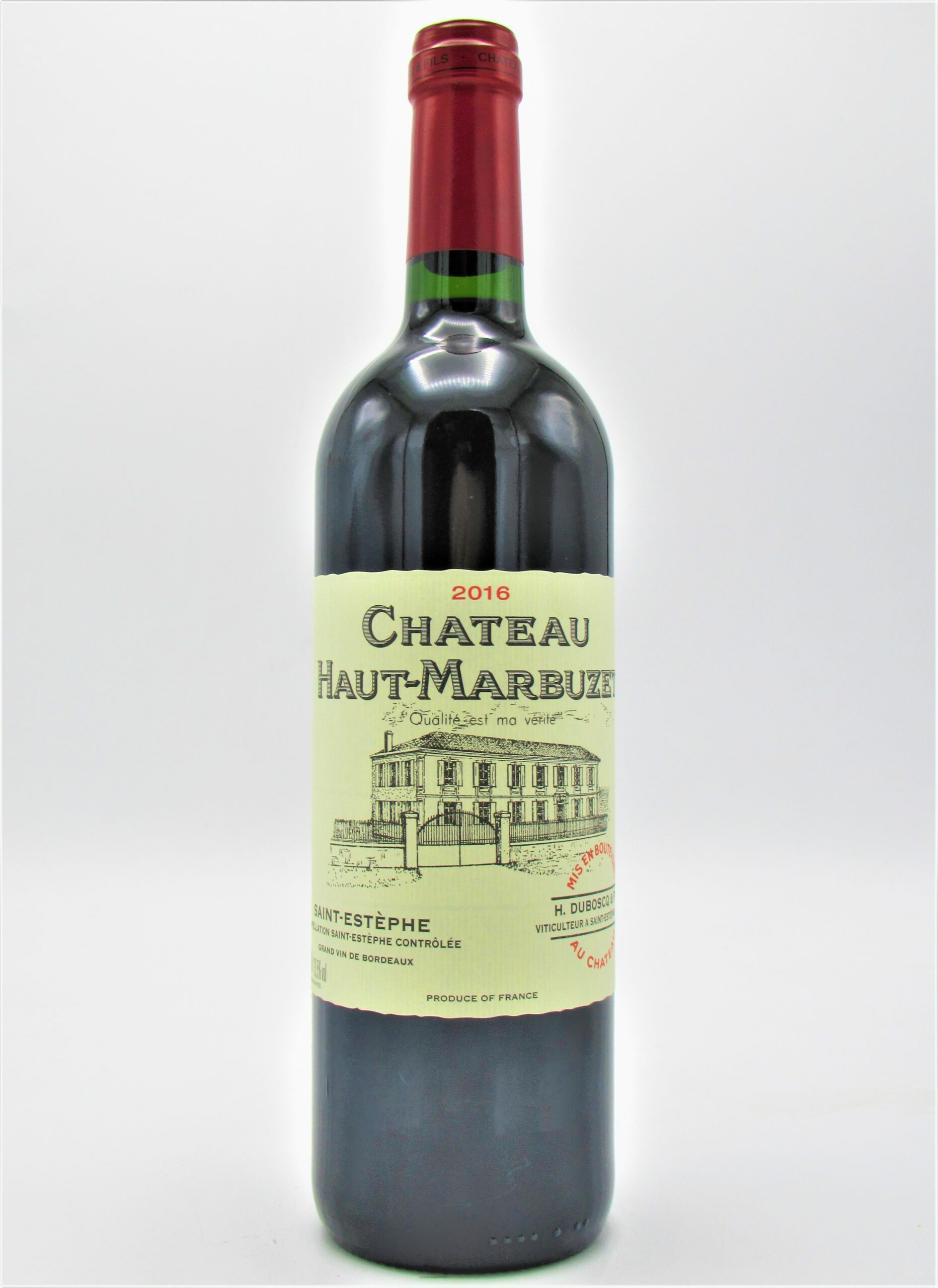 Saint Estèphe Chateau Haut Marbuzet 2016 La Cave SaintVincent