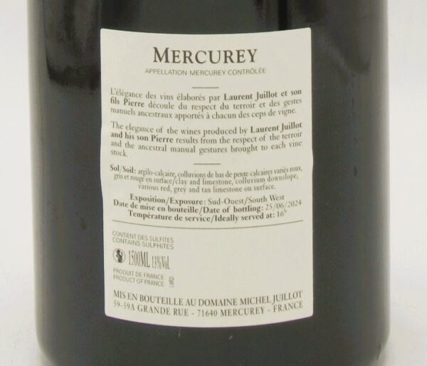 Mercurey Rouge Domaine Michel Juillot 2023 Magnum