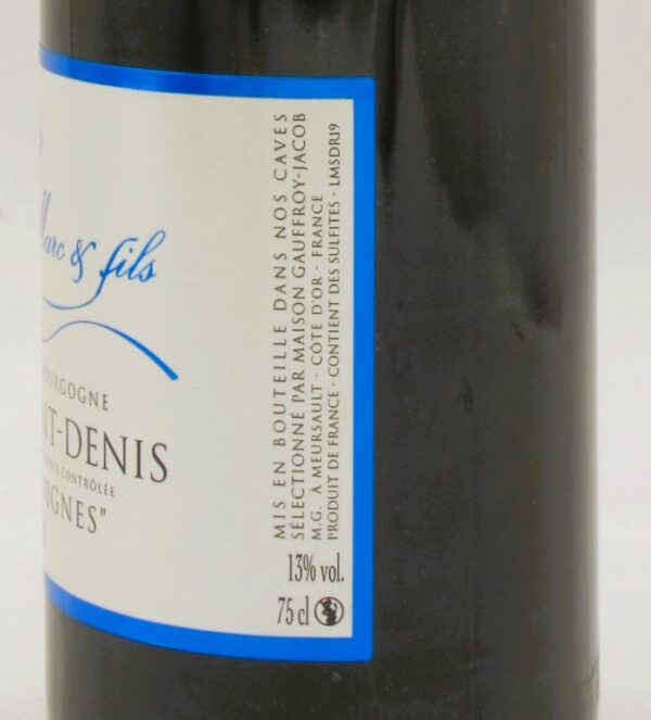 Morey Saint Denis Vieilles Vignes Domaine Gauffroy 2019