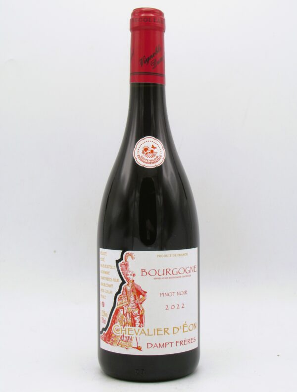 Bourgogne Pinot Noir Chevalier d'Eon Vignoble Dampt 2022