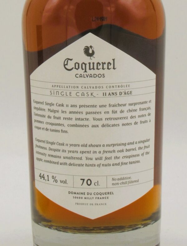 Calvados Domaine du Coquerel Single Cask 11 Ans