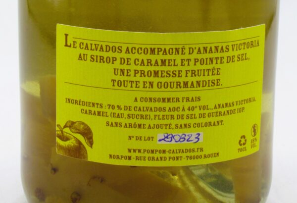 Calvados Arrangé Ananas Caramel Fleur de Sel