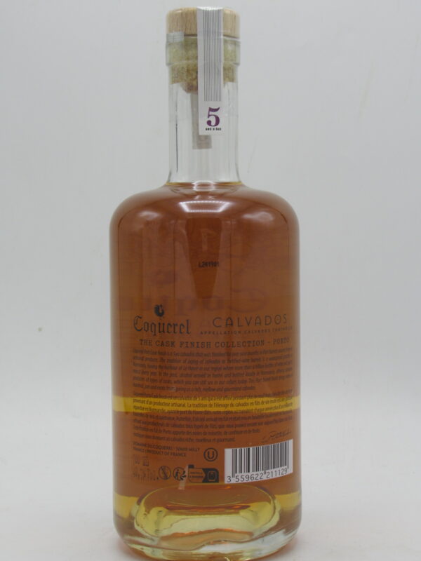 AOC Calvados Domaine du Coquerel 5 ans Porto Cask Finish