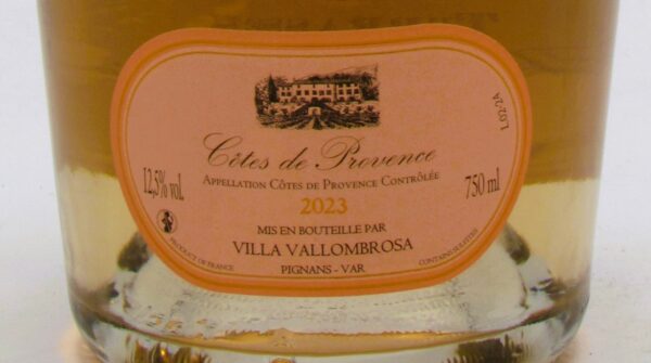 Cote de Provence Rosé Première Cuvée Villa Vallombrosa 2023