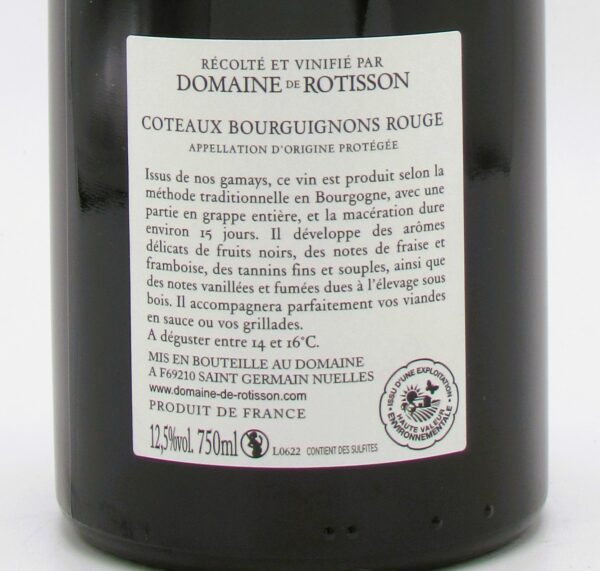 Coteaux Bourguignons De l’Amour et du Vin Domaine Rotisson 2022