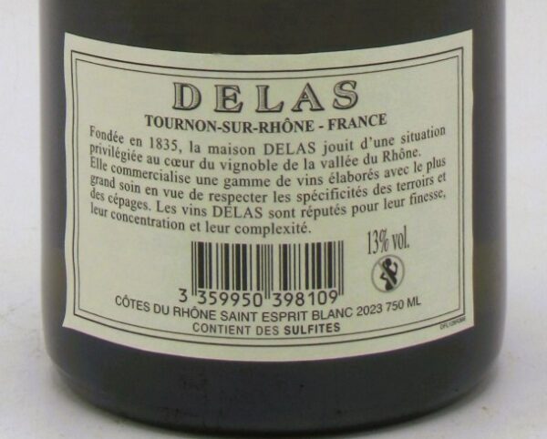 Cotes du Rhône Blanc Saint Esprit Maison Delas 2023