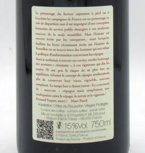 Roussillon Village rouge Hommage à Fernand – Maison Parcé Frères 2024