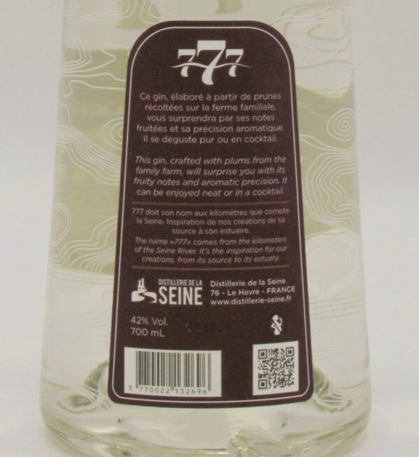 Gin Prune 777 Distillerie de la Seine