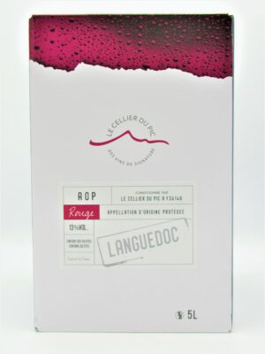AOP Languedoc Rouge Cellier du Pic 5 Litres