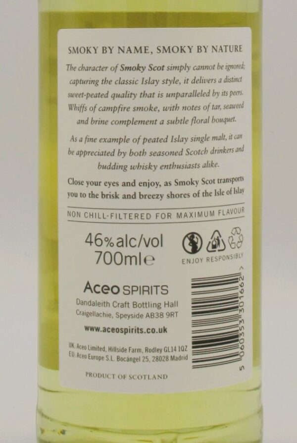 Single Malt Scotch Whisky Smoky Scot 5 ans