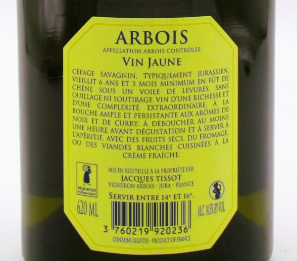 Arbois Vin Jaune Domaine Jacques Tissot 2016