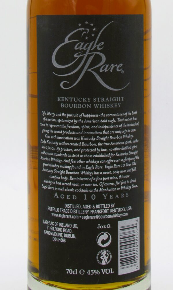 Kentucky Straight Bourbon Eagle Rare 10 Ans