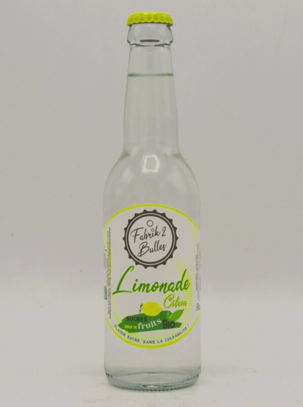 Limonade Artisanale Citron Bio Fabrik 2 Bulles 33cl