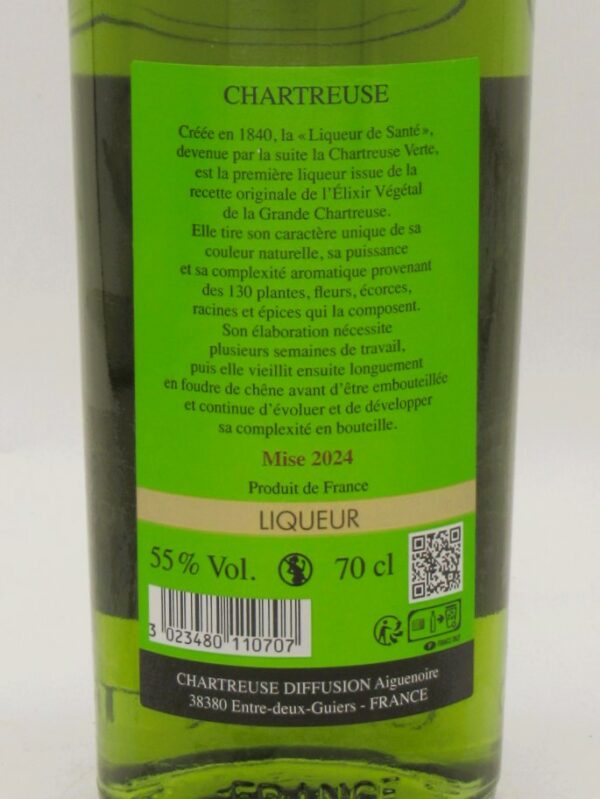 Liqueur Chartreuse Verte 70cl