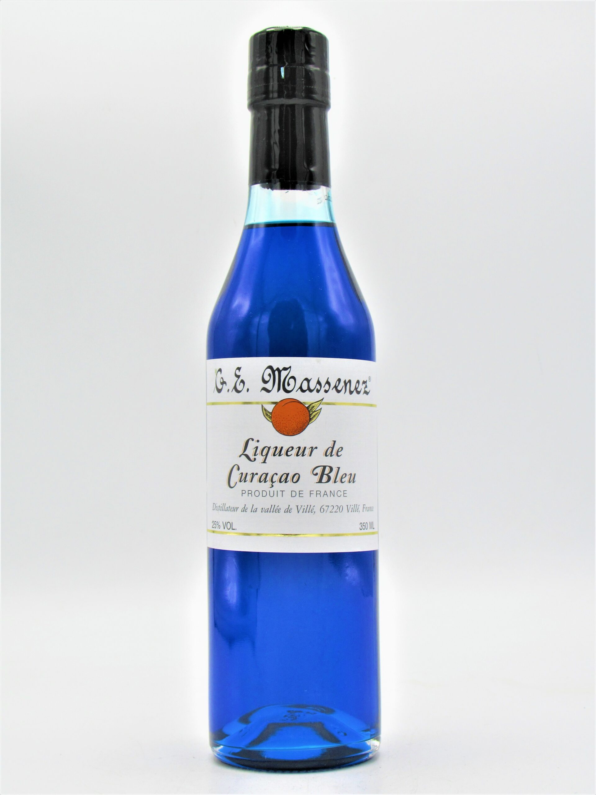 Liqueur de Curacao Bleu Distillerie Massenez - La Cave Saint-Vincent