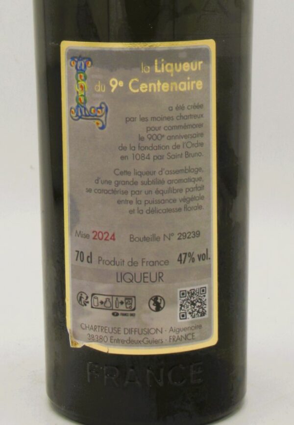 Chartreuse Liqueur du 9eme Centenaire