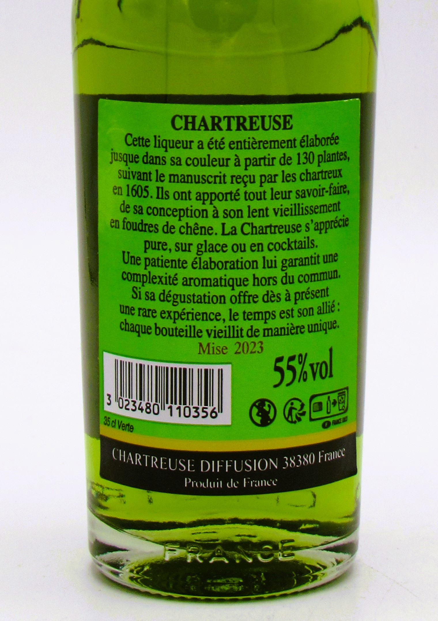 Chartreuse verte 55% - Les caves de la Chartreuse
