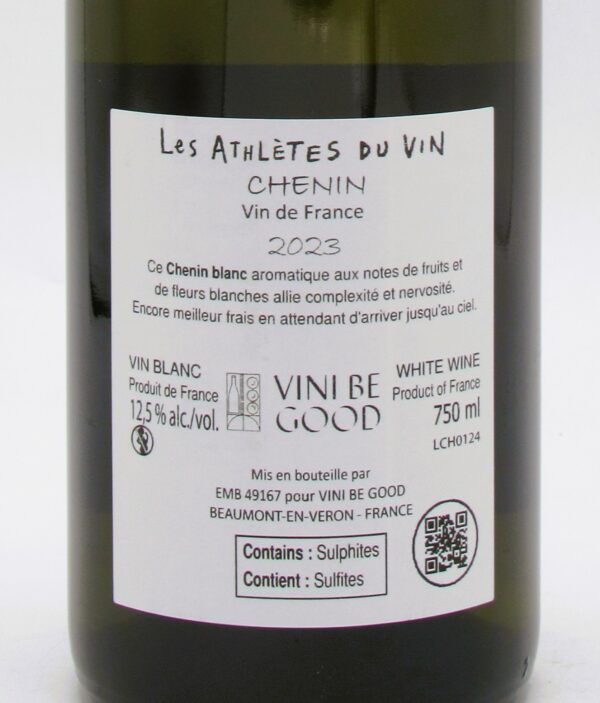 Vin de France Chenin Sec Athlètes du Vin 2023