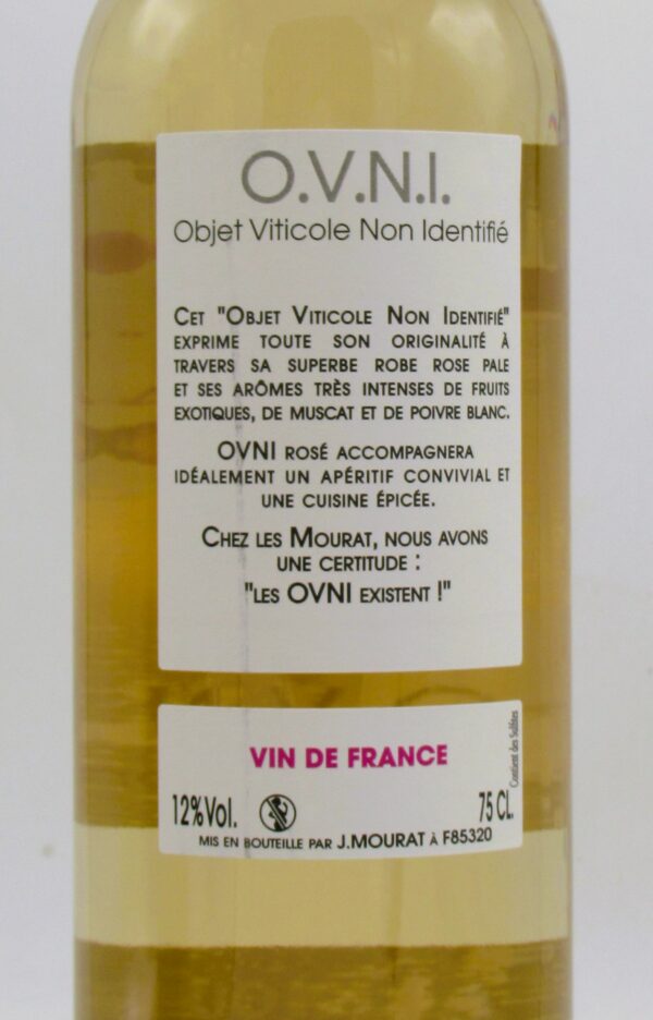 Vin de France du Val de Loire O.V.N.I Rosé Jérémie Mourat 2023