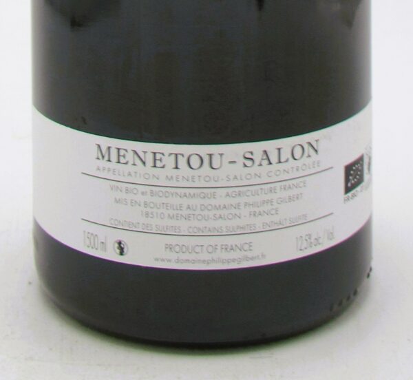 Menetou Salon Bio rouge Domaine Philippe Gilbert 2023 Magnum