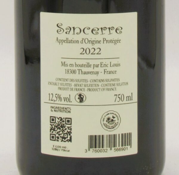 Sancerre Rouge Domaine Eric Louis 2022