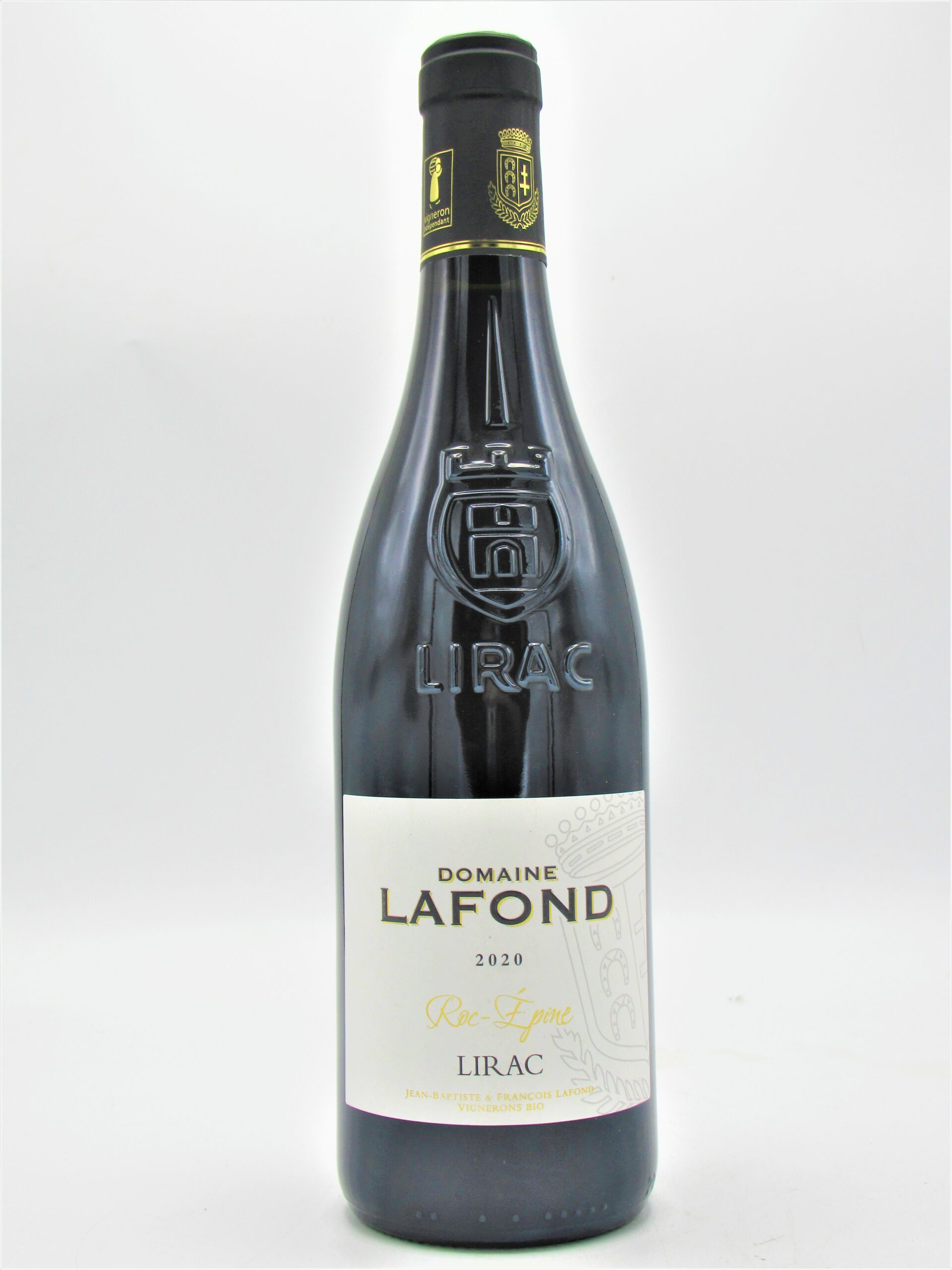 Lirac rouge bio Domaine Lafond Roc Epine 2020 La Cave SaintVincent