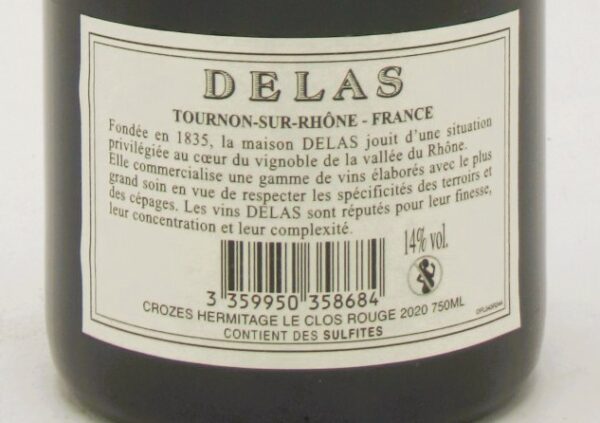 Crozes Hermitage Le Clos Maison Delas 2020