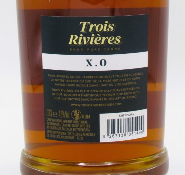 Rhum Agricole Vieux Martinique XO Plantation Trois Rivières