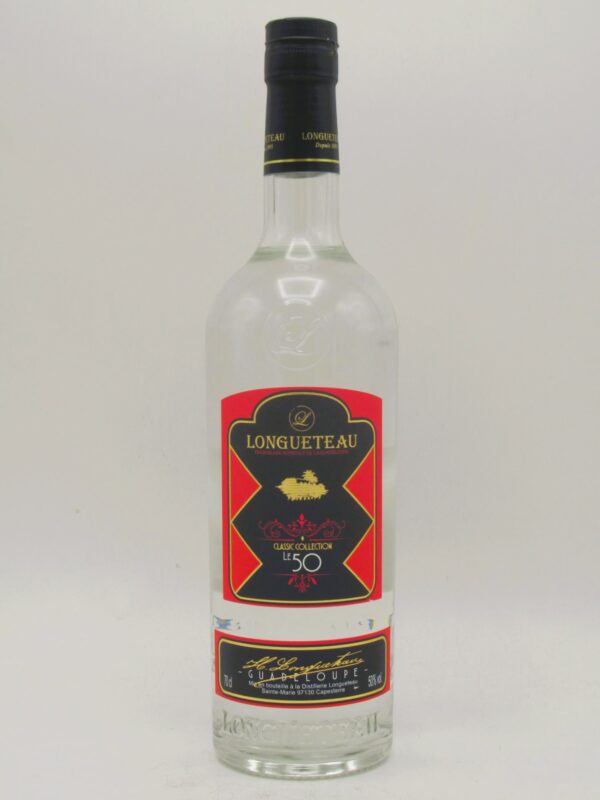 Rhum Agricole Guadeloupe blanc Classic Collection Longueteau Le 50° 70cl