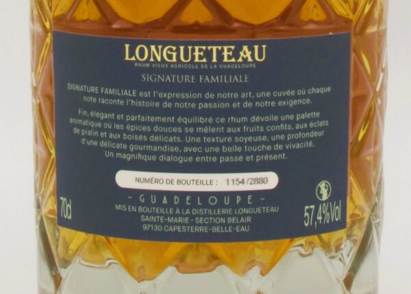 Rhum Vieux Longueteau Signature Familiale 130 ans