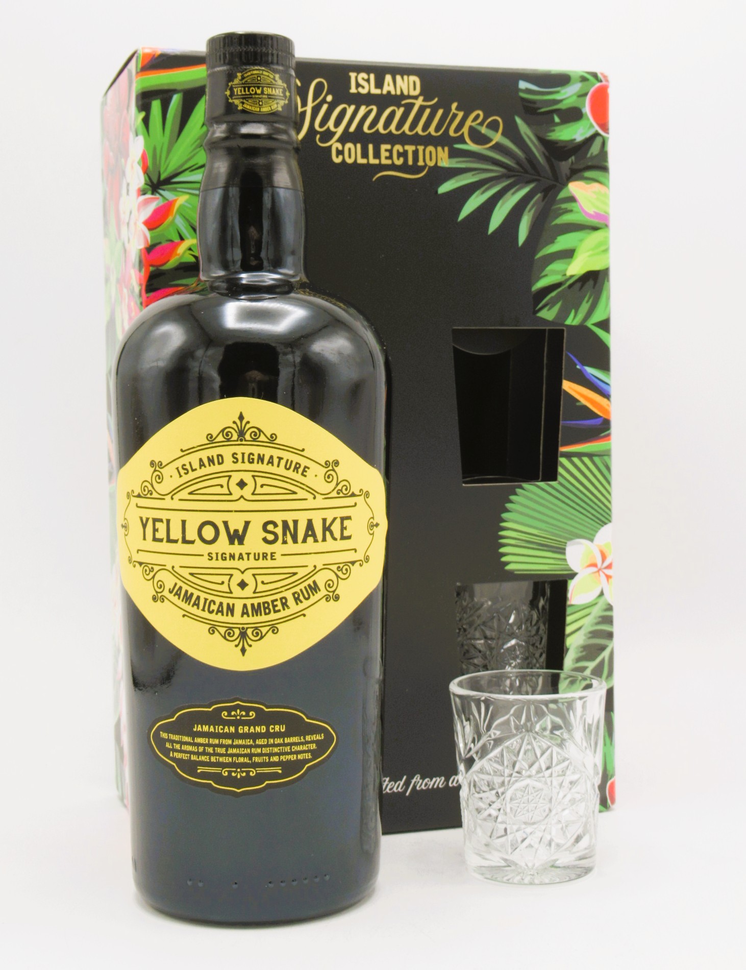 Rhum Ambré Yellow Snake Island Signature Coffret 2 Verres – Image 3