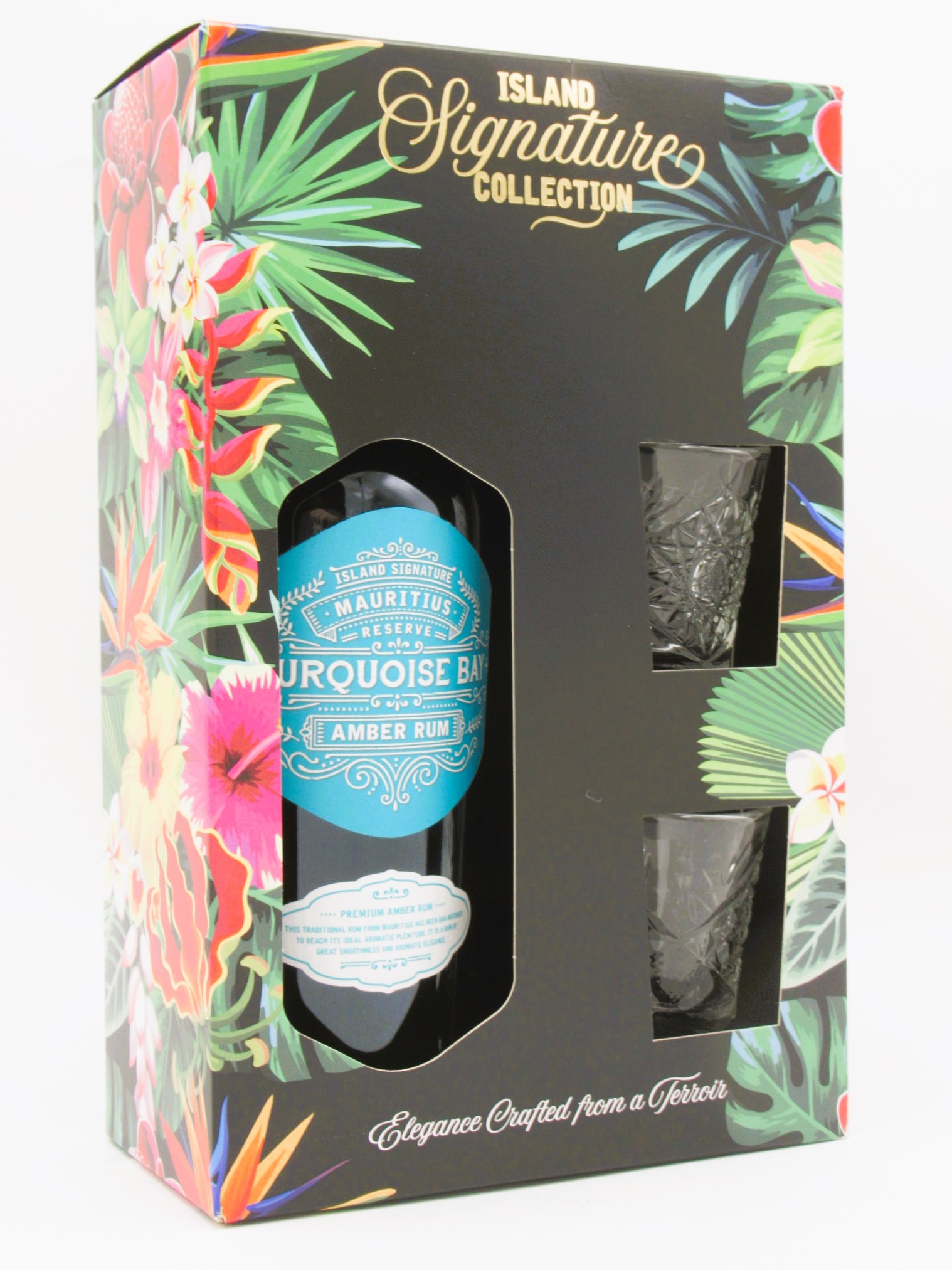 Rhum Turquoise Bay Island Signature Coffret 2 verres