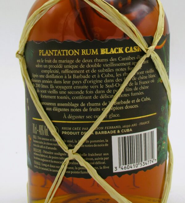 Rhum Black Cask Plantation