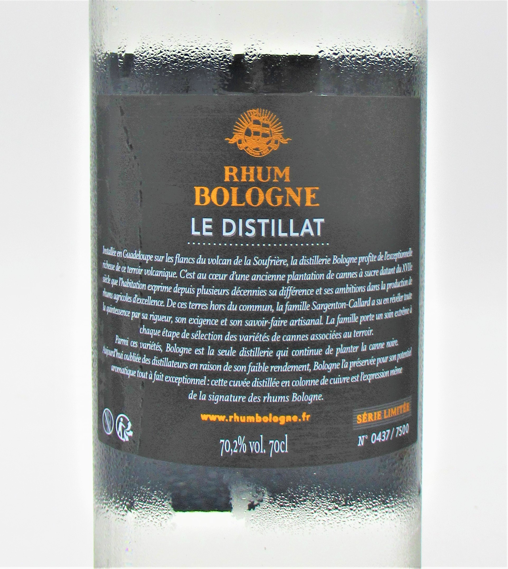 Le ICE RHUM de BOLOGNE est - Distillerie-Bologne boutique