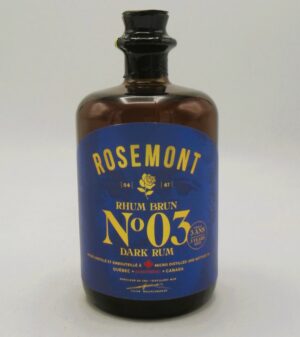 Rhum Canada Dark N°03 Distillerie Rosemont 3 Ans