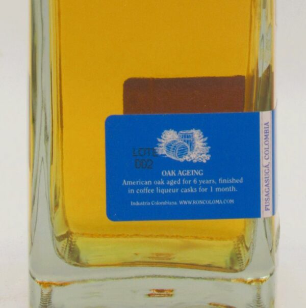 Rhum Vieux Colombie Hacienda Coloma 6 Ans Alegria