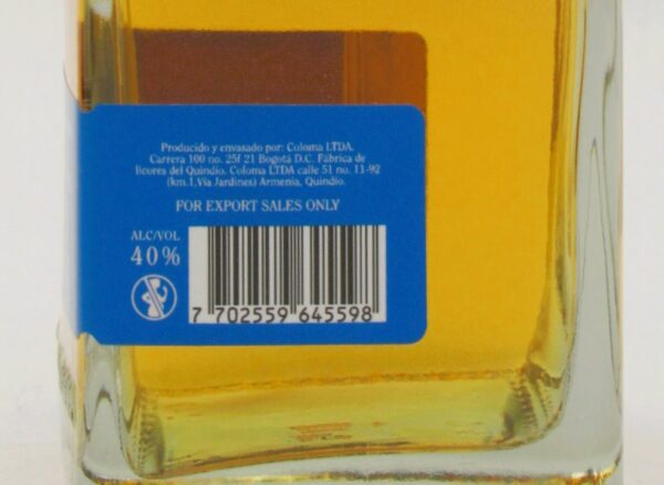 Rhum Vieux Colombie Hacienda Coloma 6 Ans Alegria