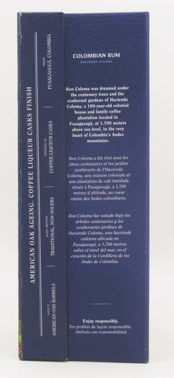 Rhum Colombie Hacienda Coloma 15 Ans