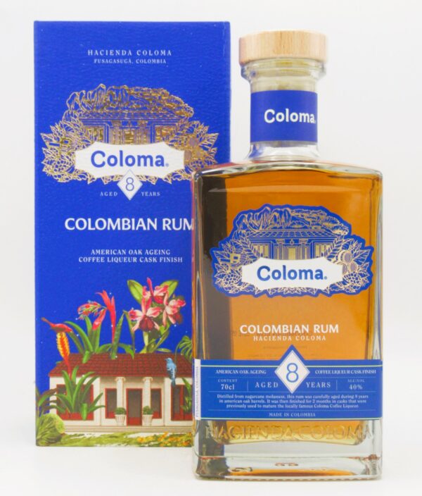 Rhum Colombie Hacienda Coloma 8 Ans