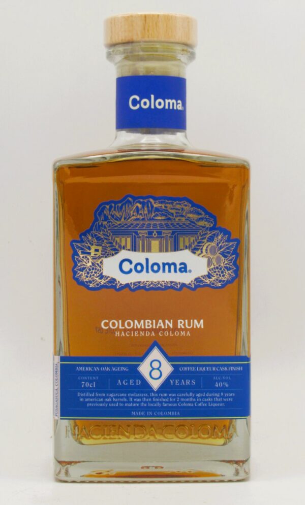 Rhum Colombie Hacienda Coloma 8 Ans