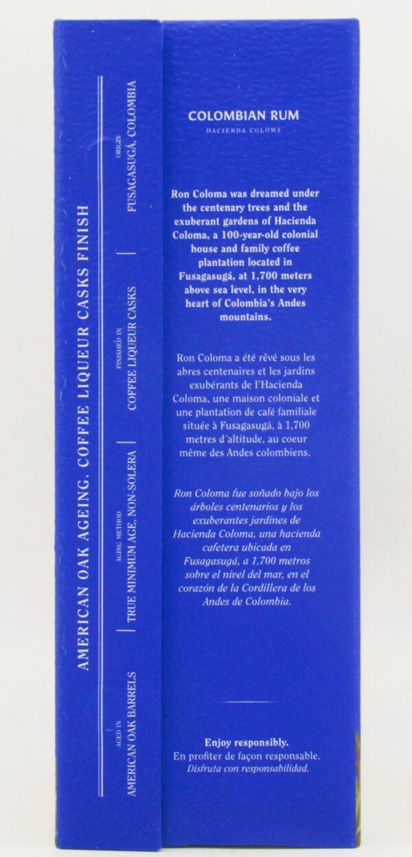 Rhum Colombie Hacienda Coloma 8 Ans