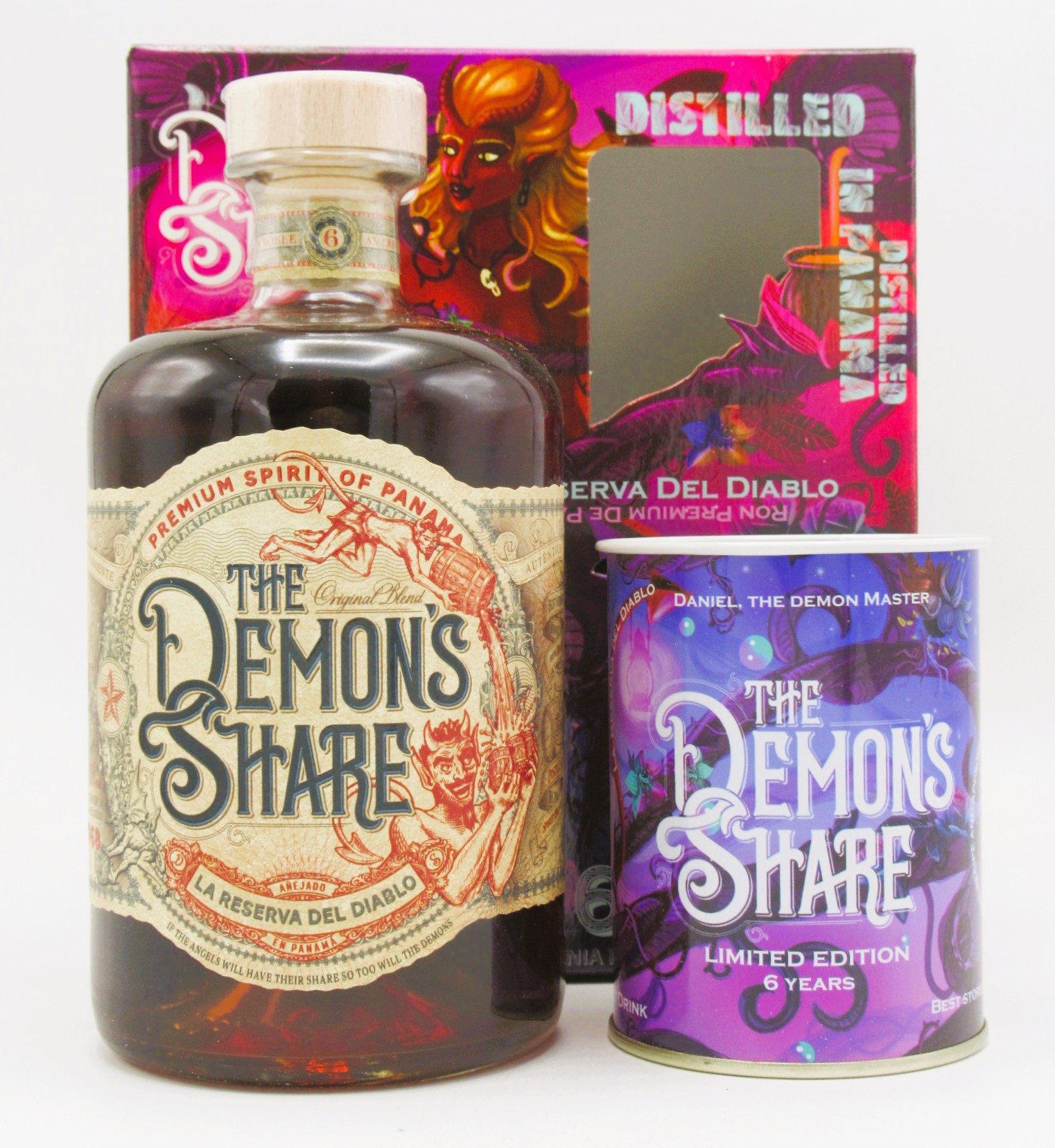 Rhum Demon’s Share 6 Ans Coffret 2 Verres