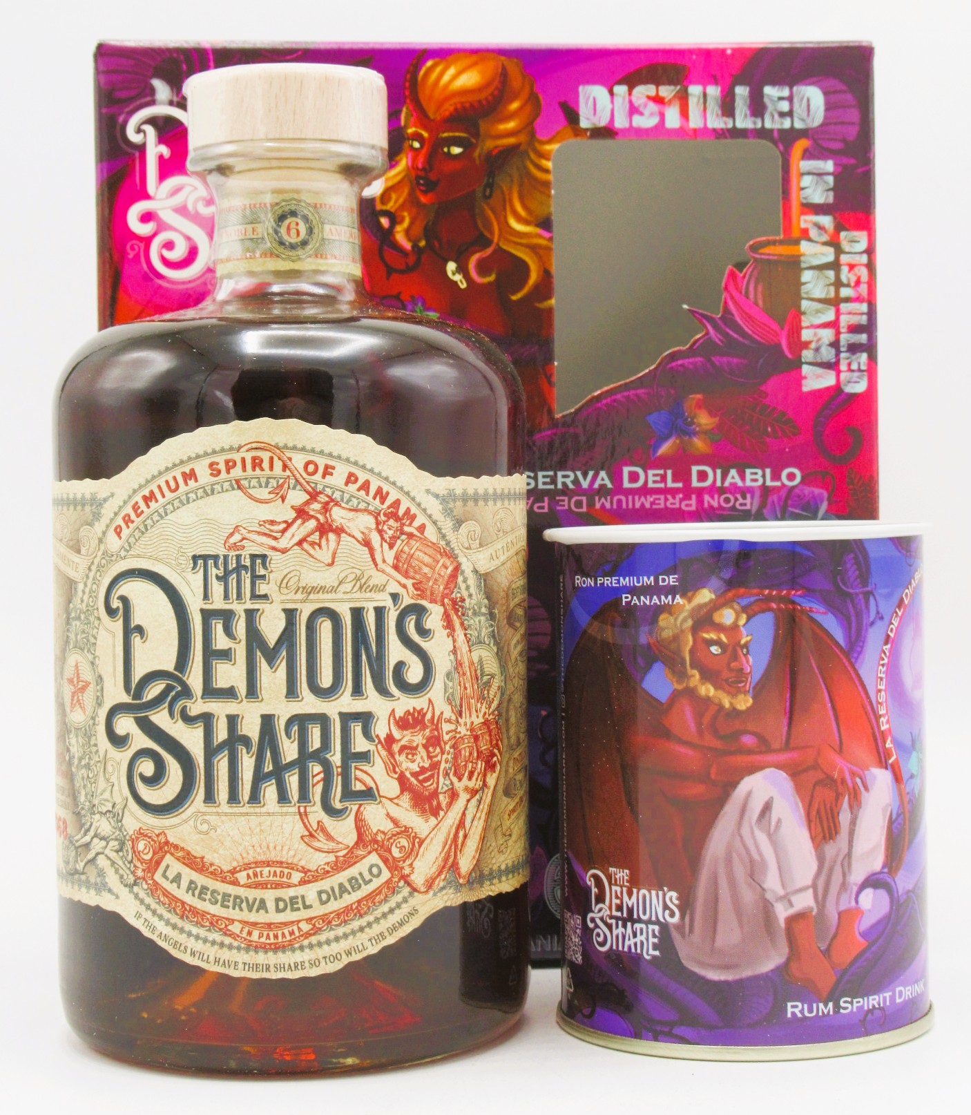 Rhum Demon’s Share 6 Ans Coffret 2 Verres
