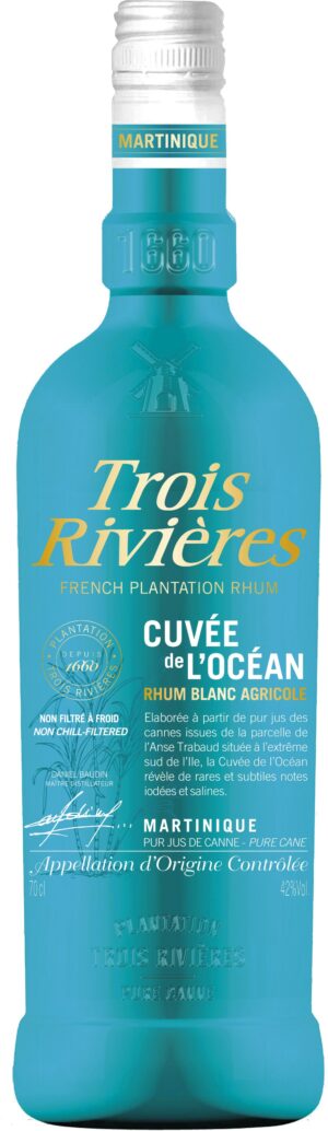 Rhum Agricole Martinique blanc Trois Rivières Cuvée de l'Océan