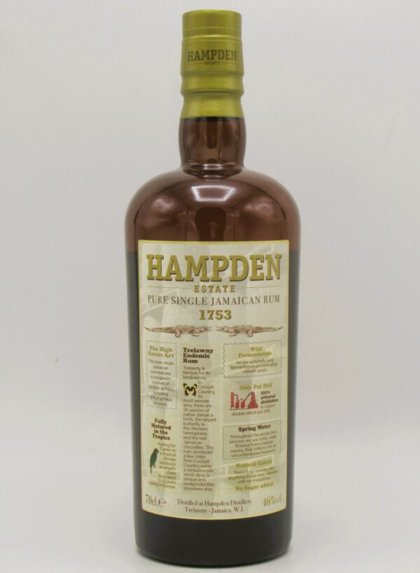 Rhum Vieux Jamaique Hampden 1753