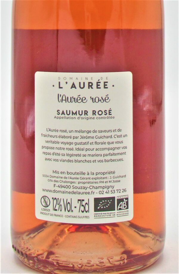 Saumur Rosé Bio Domaine de l'Aurée 2021